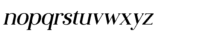 Jevale Italic Font LOWERCASE