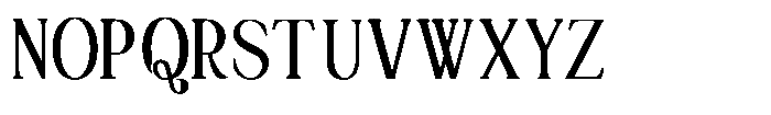 Jewerly Beyon Black Condensed Font UPPERCASE
