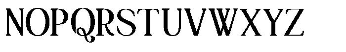 Jewerly Beyon Black Semi Condensed Font UPPERCASE