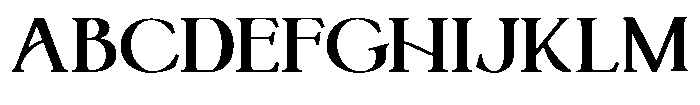 Jewerly Beyon Black Semi Expanded Font UPPERCASE