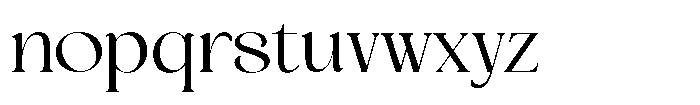 Jewerly Beyon Extra Light Semi Expanded Font LOWERCASE