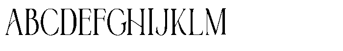Jewerly Beyon Light Condensed Font UPPERCASE