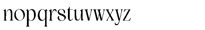 Jewerly Beyon Light Semi Condensed Font LOWERCASE