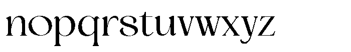 Jewerly Beyon Light Semi Expanded Font LOWERCASE