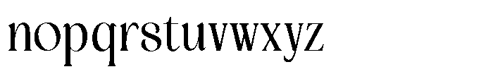 Jewerly Beyon Medium Semi Condensed Font LOWERCASE