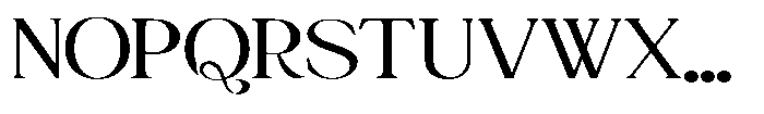 Jewerly Beyon Medium Semi Expanded Font UPPERCASE
