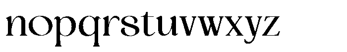 Jewerly Beyon Medium Semi Expanded Font LOWERCASE