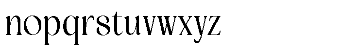 Jewerly Beyon Roman Semi Condensed Font LOWERCASE