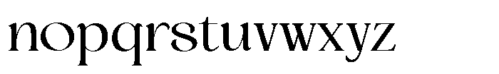 Jewerly Beyon Roman Semi Expanded Font LOWERCASE