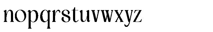 Jewerly Beyon Semi Bold Semi Condensed Font LOWERCASE