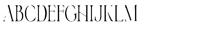 Jewerly Beyon Thin Condensed Font UPPERCASE
