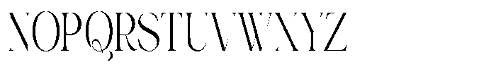 Jewerly Beyon Thin Condensed Font UPPERCASE