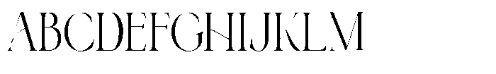Jewerly Beyon Thin Semi Condensed Font UPPERCASE