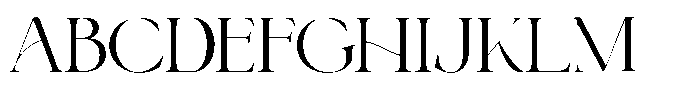 Jewerly Beyon Thin Semi Expanded Font UPPERCASE
