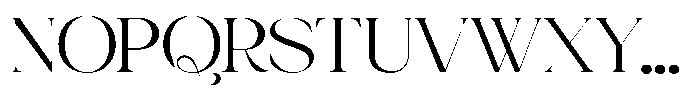 Jewerly Beyon Thin Semi Expanded Font UPPERCASE