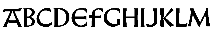 Jessen Cicero12 Font UPPERCASE