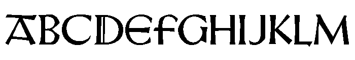 Jessen Mittel14 Font UPPERCASE
