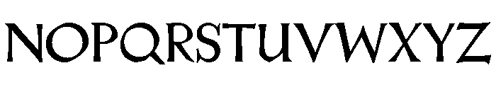 Jessen Mittel14 Font UPPERCASE