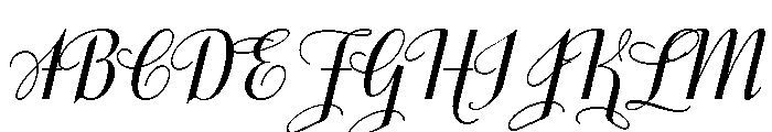 Jeeves Bold Font UPPERCASE