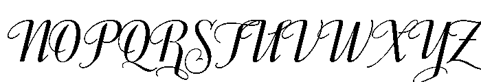 Jeeves Bold Font UPPERCASE