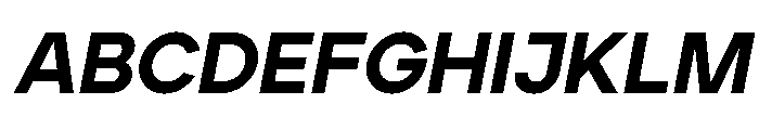 Jeko Black Italic Font UPPERCASE