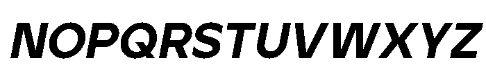 Jeko Black Italic Font UPPERCASE