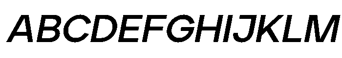 Jeko Bold Italic Font UPPERCASE