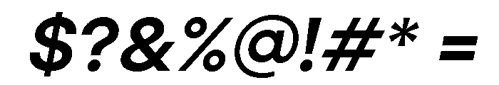 Jeko Extra Bold Italic Font OTHER CHARS