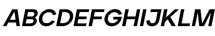 Jeko Extra Bold Italic Font UPPERCASE