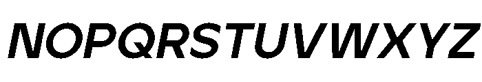 Jeko Extra Bold Italic Font UPPERCASE