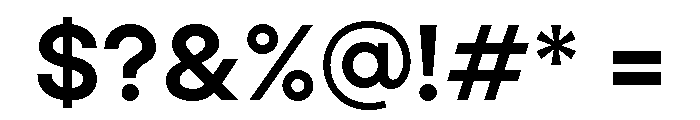 Jeko Extra Bold Font OTHER CHARS