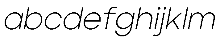 Jeko Extra Light Italic FONT