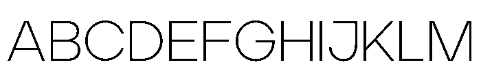 Jeko Extra Light Font UPPERCASE