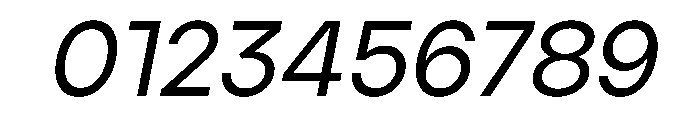 Jeko Italic Font OTHER CHARS
