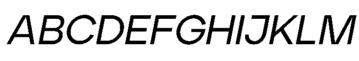 Jeko Italic Font UPPERCASE