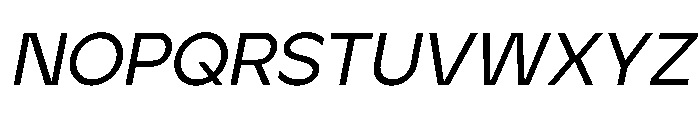 Jeko Italic Font UPPERCASE