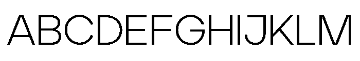 Jeko Light Font UPPERCASE