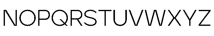 Jeko Light Font UPPERCASE