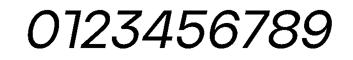 Jeko Medium Italic Font OTHER CHARS