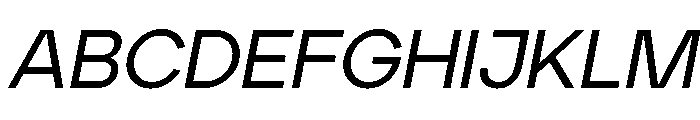 Jeko Medium Italic Font UPPERCASE