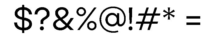Jeko Medium Font OTHER CHARS