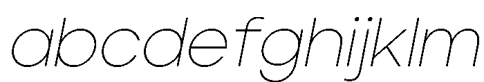 Jeko Thin Italic FONT