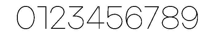 Jeko Thin Font OTHER CHARS