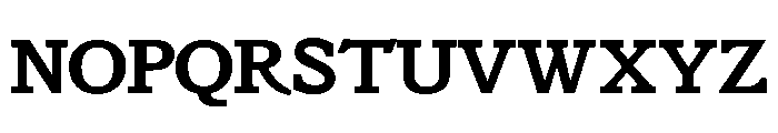 Jenson Heavyface Font UPPERCASE