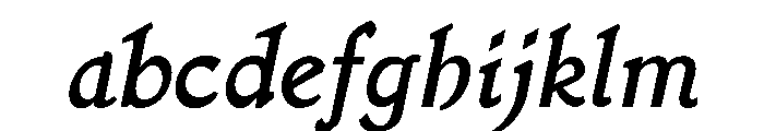 Jenson Regular Italic FONT