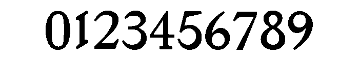 Jenson Regular Font OTHER CHARS