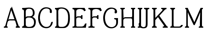 JF Shill Regular Font UPPERCASE