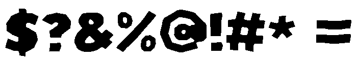 JFFF Nightmass Regular Font OTHER CHARS