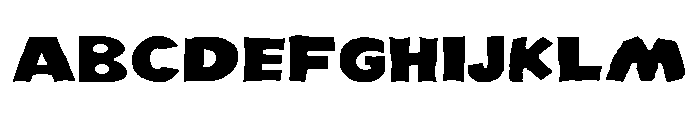 JFFF Nightmass Regular Font UPPERCASE
