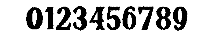 JFFF Pressmark Regular Font OTHER CHARS
